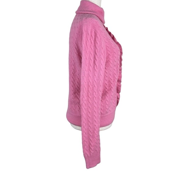 J Crew Pink Turtle Neck Sweater - Picture 2 of 9